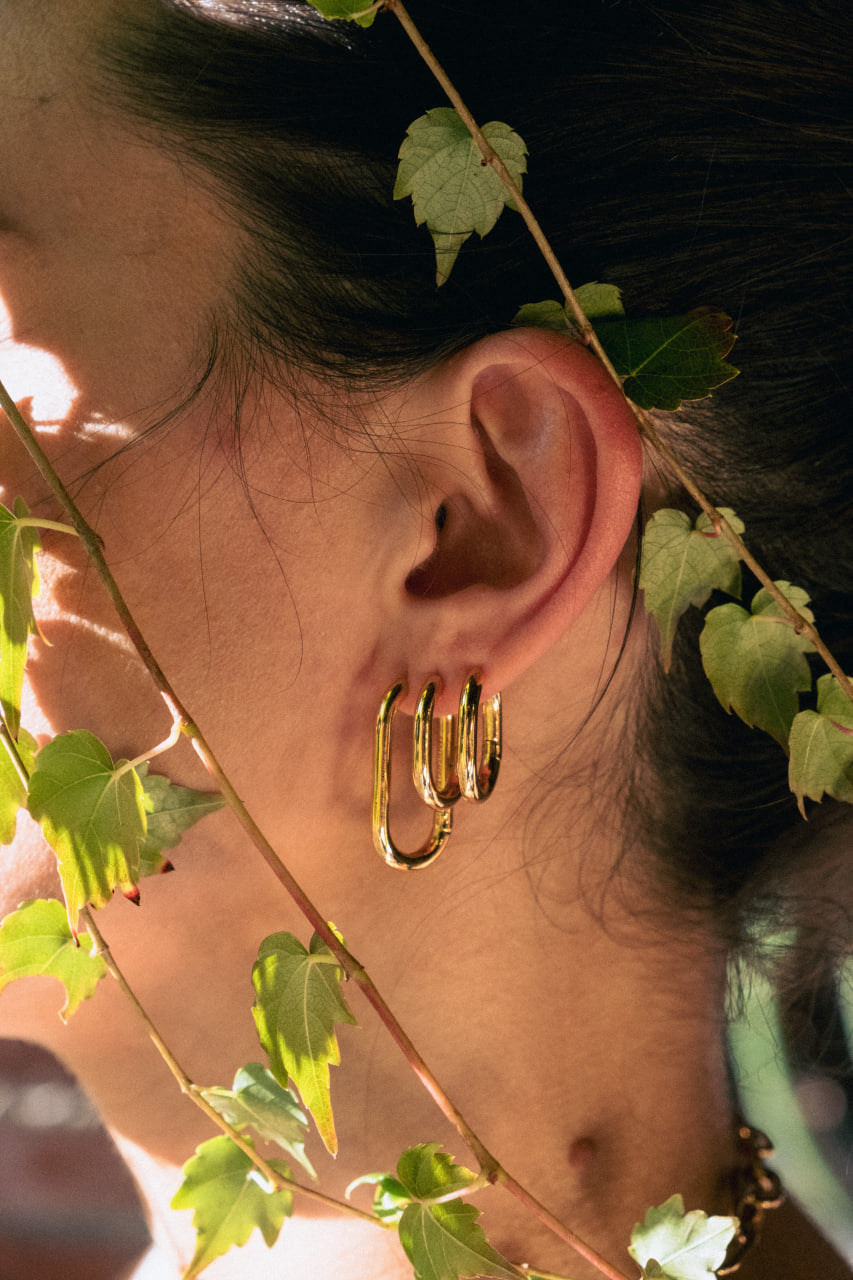 ORECCHINI CHAIN SLIM LARGE