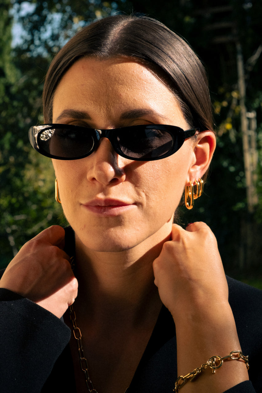 ORECCHINI CHAIN SLIM LARGE